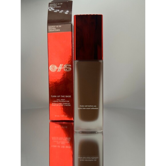 ONE/SIZE Turn Up The Base Full Beat Liquid Foundation - Deepest 45 New in Box - Picture 5 of 7